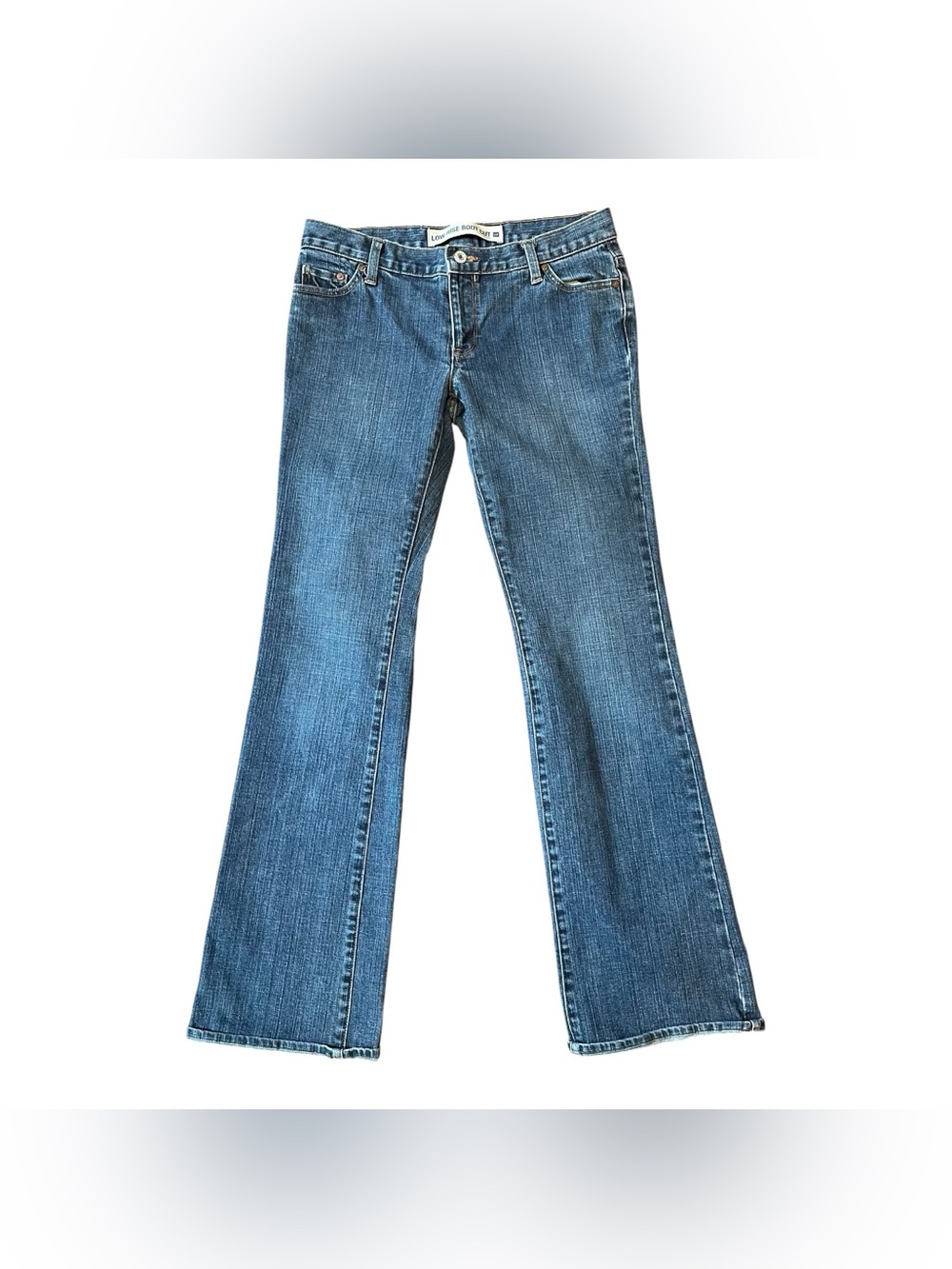 Gap Low Rise Jeans Y2K Boot Cut Womens 4 Blue Cotton Denim Classic Western